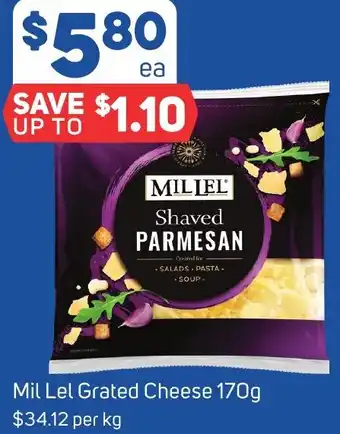 Mil Lel Grated Cheese 170g