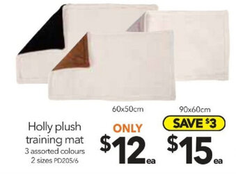 Cheap as Chips Holly Plush Training Mat 90x60cm offer