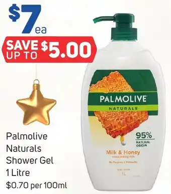 Foodland Palmolive Naturals Shower Gel 1 Litre offer