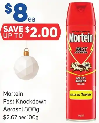 Foodland Mortein Fast Knockdown Aerosol 300g offer