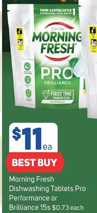 Foodland Morning Fresh Dishwashing Tablets Pro Performance or Brilliance 15s offer