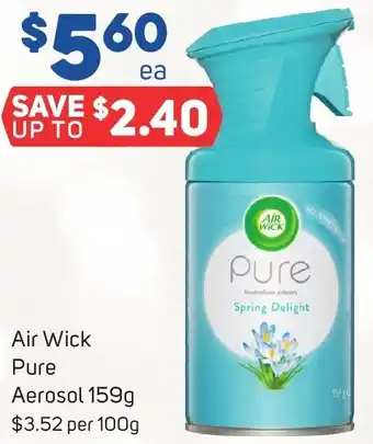 Foodland Air Wick Pure Aerosol 159g offer