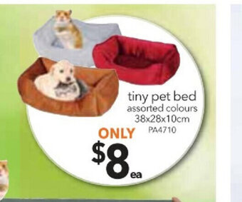 Cheap as Chips Tiny Pet Bed 38x28x10cm offer