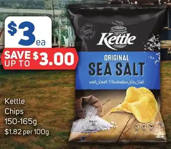 Foodland Kettle Chips 150-165g offer