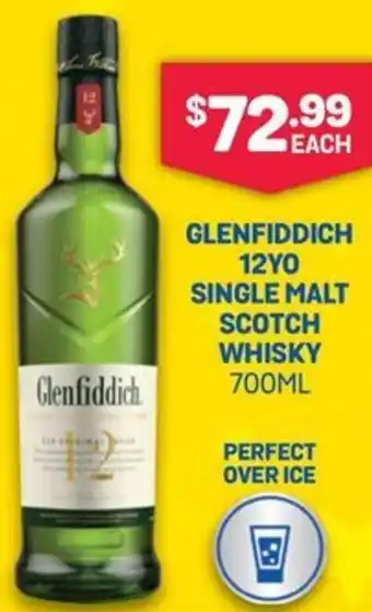 Bottlemart GLENFIDDICH 12YO SINGLE MALT SCOTCH WHISKY 700ML offer