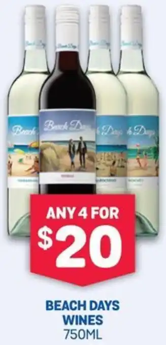 Bottlemart BEACH DAYS WINES 750ML offer