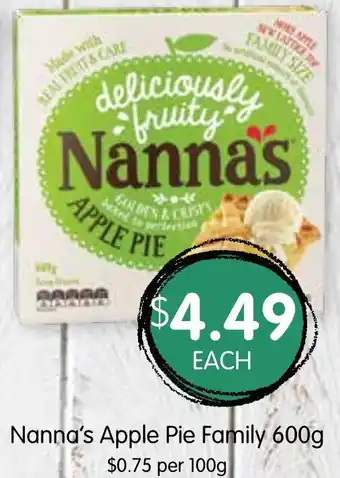 Nanna's Apple Pie Family 600g