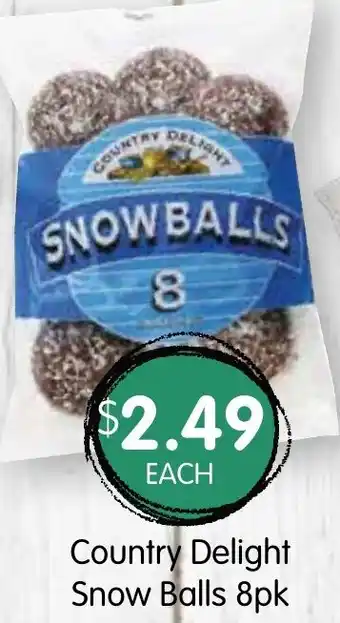 Spudshed Country Delight Snow Balls 8pk offer