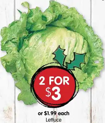 Spudshed Lettuce offer