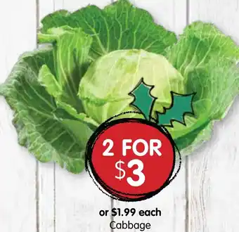Spudshed Cabbage offer