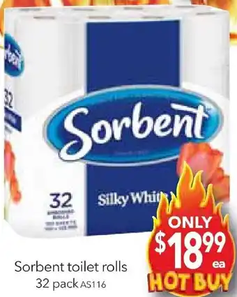 Cheap as Chips Sorbent toilet rolls offer