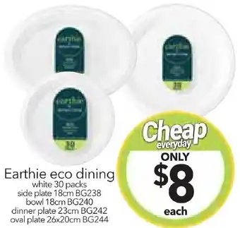 Cheap as Chips Earthie eco dining offer