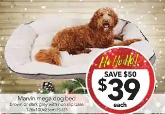 Cheap as Chips Marvin mega dog bed offer