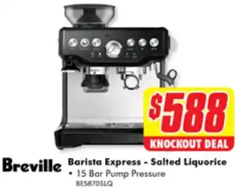 The Good Guys Barista Express - Salted Liquorice offer