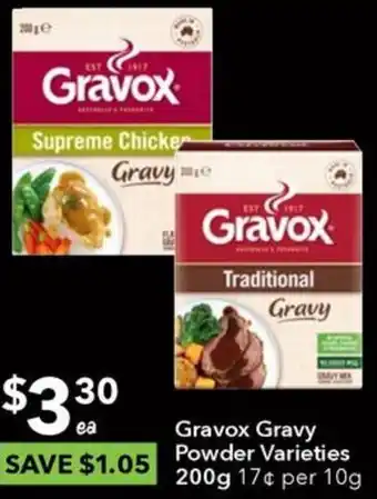 Ritchies Gravox Gravy Powder Varieties 200g offer