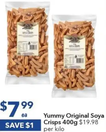 Ritchies Yummy Original Soya Crisps 400g offer