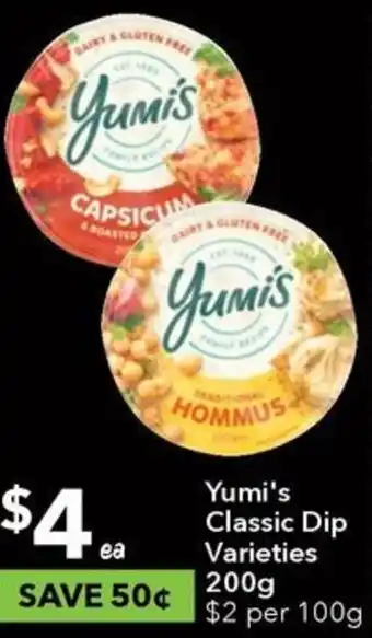 Ritchies Yumi's Classic Dip Varieties 200g offer