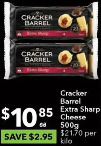 Ritchies Cracker Barrel Extra Sharp Cheese 500g offer