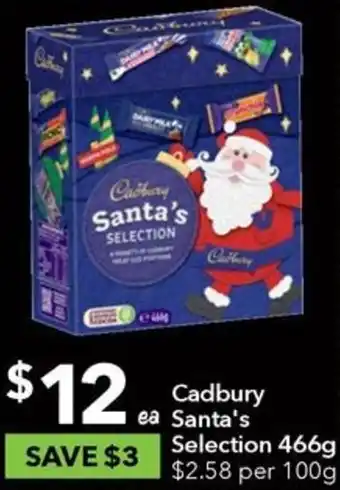 Ritchies Cadbury Santa's Selection 466g offer