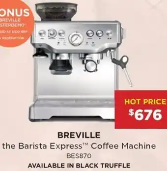 Bing Lee the Barista Express Coffee Machine offer