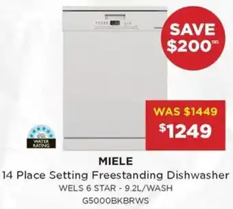 Bing Lee 14 Place Setting Freestanding Dishwasher offer