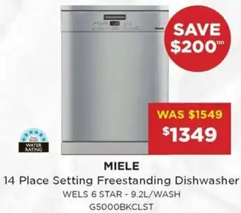 Bing Lee 14 Place Setting Freestanding Dishwasher offer