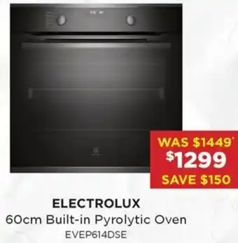 Bing Lee 60cm Built-in Pyrolytic Oven offer