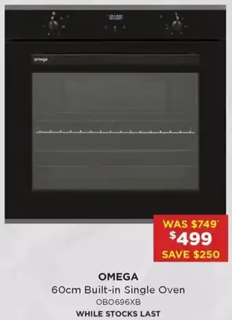 Bing Lee 60cm Built-in Single Oven offer
