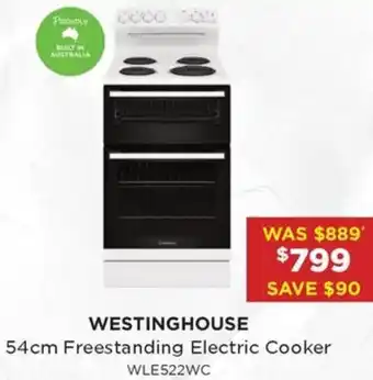 Bing Lee 54cm Freestanding Electric Cooker offer