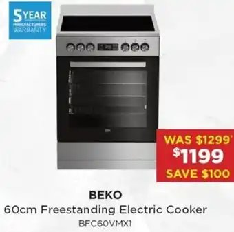 Bing Lee 60cm Freestanding Electric Cooker offer