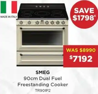 Bing Lee 90cm Dual Fuel Freestanding Cooker offer