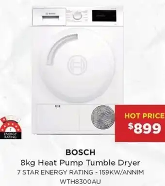Bing Lee 8kg Heat Pump Tumble Dryer offer