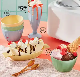 ALDI Retro Style Dessert Servingware offer