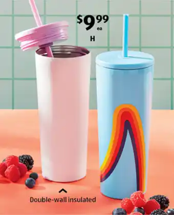 Insulated Tumbler with Straw