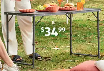 ALDI 2 Fold Camp Table offer