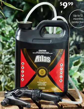 ALDI 3 in 1 Garden, Indoor and Outdoor Surface Spray 2L offer