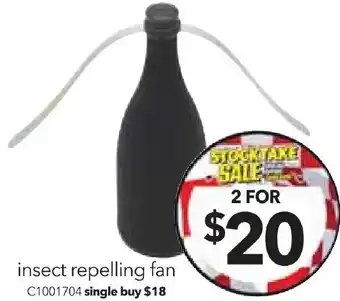 Cheap as Chips insect repelling fan offer