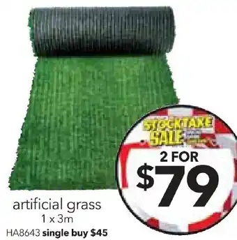 Cheap as Chips artificial grass offer