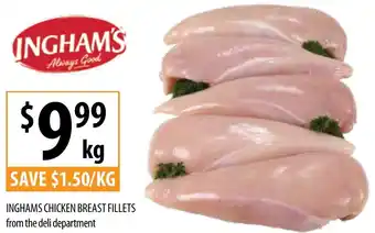 Supabarn INGHAMS CHICKEN BREAST FILLETS offer