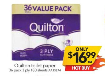 Cheap as Chips Quilton Toilet Paper offer
