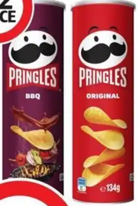 Coles Pringles Potato Crisps 118g-134g offer