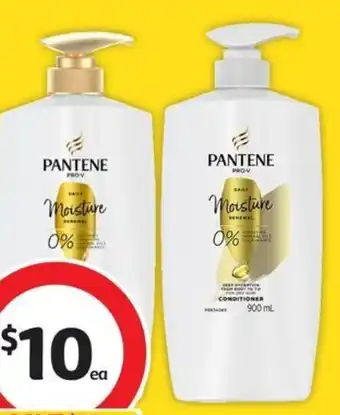 Coles Pantene Shampoo or Conditioner 900mL offer