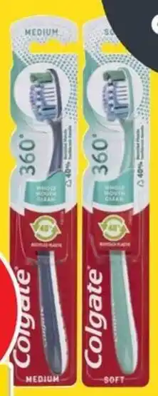 Coles Colgate Toothbrush 360 Degree Toothbrush 1 Pack offer