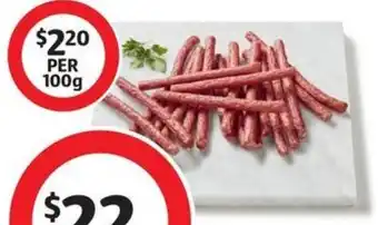 Coles Hans Twiggy Sticks offer