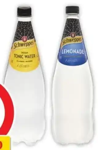Coles Schweppes Mixers, Soft Drink or Mineral Water 1.1 Litre offer