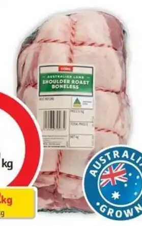 Coles Coles Australian Lamb Boneless Shoulder Roast offer