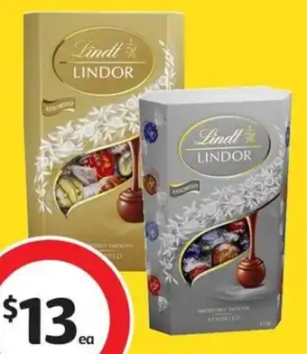 Coles Lindt Cornet 327g-333g offer