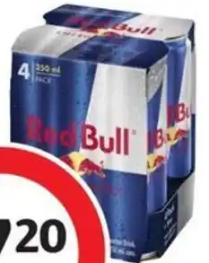 Coles Red Bull Energy Drink 4x250mL offer