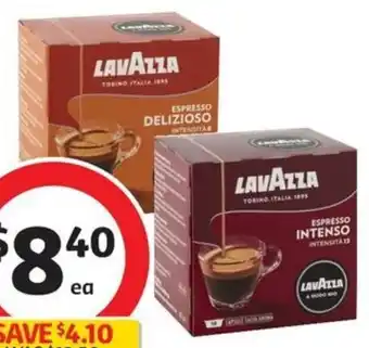 Coles Lavazza A Modo Mio Coffee Capsules 16 Pack offer