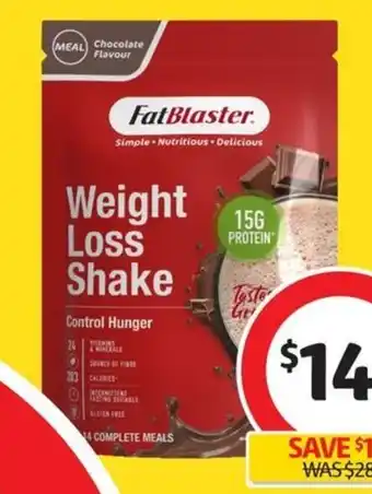 Coles Naturopathica Fat Blaster Weight Loss Shake 465g offer